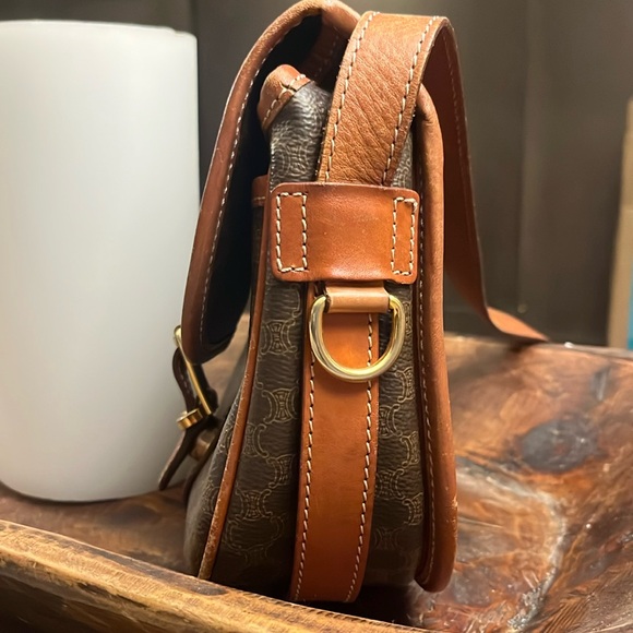 Céline BUNDLE!!🤎Brown Coated Canvas Macadam Bag & Wallet BUNDLE🤎🤎Authentic - Picture 9 of 17